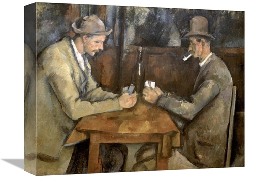 Global Gallery GCS-277066-16-142 16 in. The Card Players Art Print - P