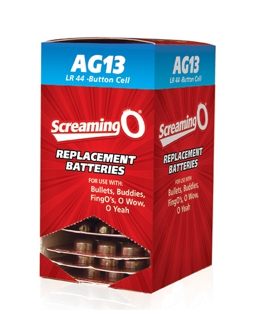 Replacement Batteries AG13 LR44 Button Cell - 12 Piece Display