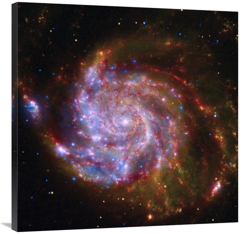 Global Gallery GCS-455997-3636-142 36 x 36 in. Spitzer-Hubble-Chandra 
