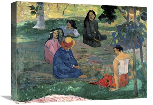 Global Gallery GCS-277661-22-142 22 in. The Talk Art Print - Paul Gaug