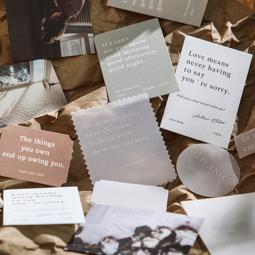 30PCS/Pack Cute City Life Sentence Paper