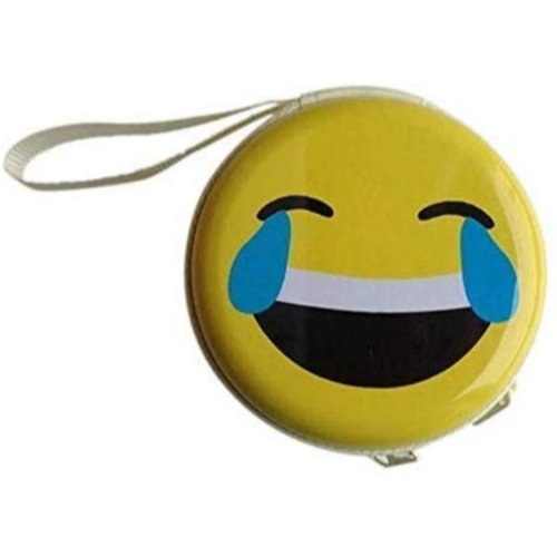 Crying Smile Coin and Ear phones Storage Pouch