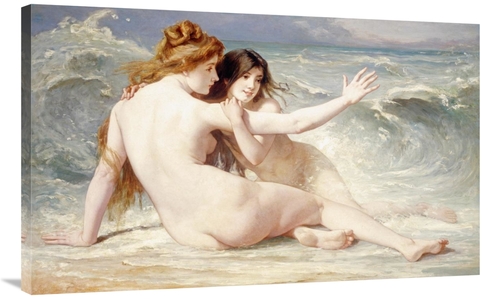 Global Gallery GCS-266730-40-142 40 in. Sea Nymphs Art Print - Albert 