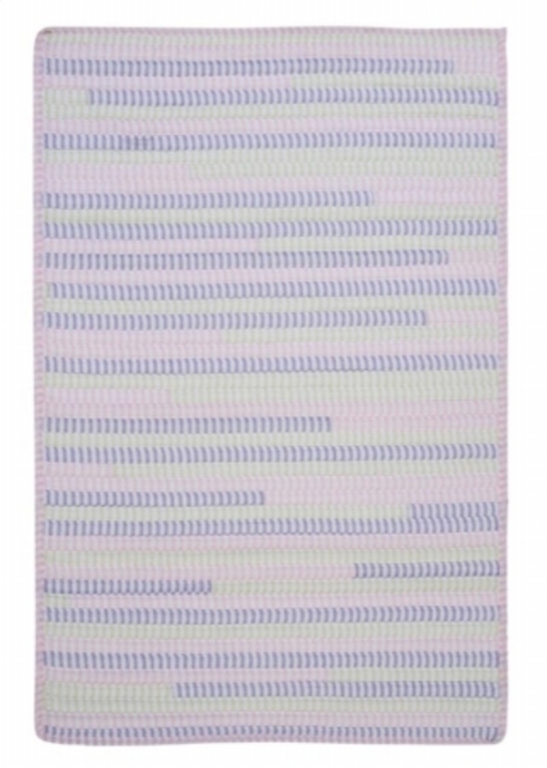 Colonial Mills Rug TK78R048X048B Ticking Stripe- Dreamland 4 ft. squar