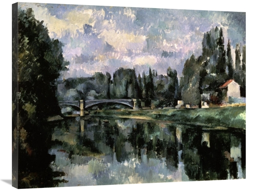 Global Gallery GCS-277044-36-142 36 in. Bridge Over the Marne at Crete