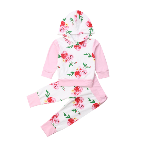 Newborn Baby Girls Boys Autumn Clothes Sets Long