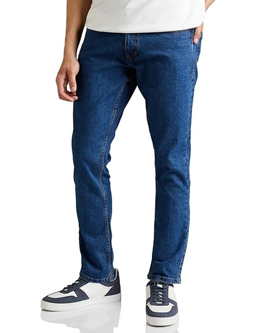 Men Casual Cotton Stretchable Jeans (Size-L) (Color-BLUE)