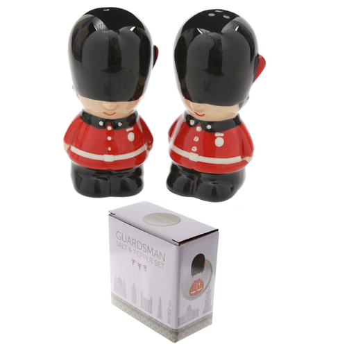 Novelty Guardsman Ceramic Salt and Pepper Set