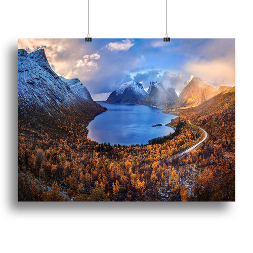 Autumn In Senja Canvas Print or Poster