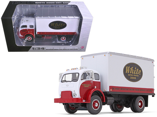 1953 White Super Power 3000 COE Delivery Van 1/34 Diecast Model Car by