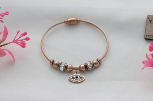 Brass Bracelets for Women Rose Gold