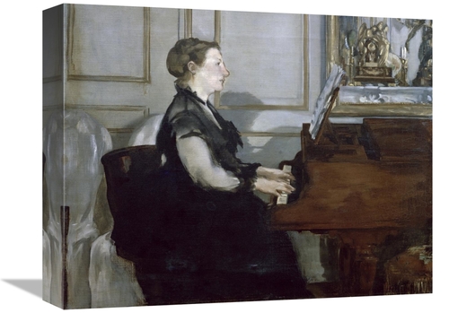 Global Gallery GCS-282386-16-142 16 in. Madame Manet Au Piano Art Prin
