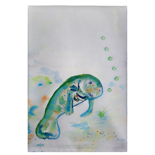 Betsy Drake GT061 Manatee Guest Towel - 20 x 20 in.