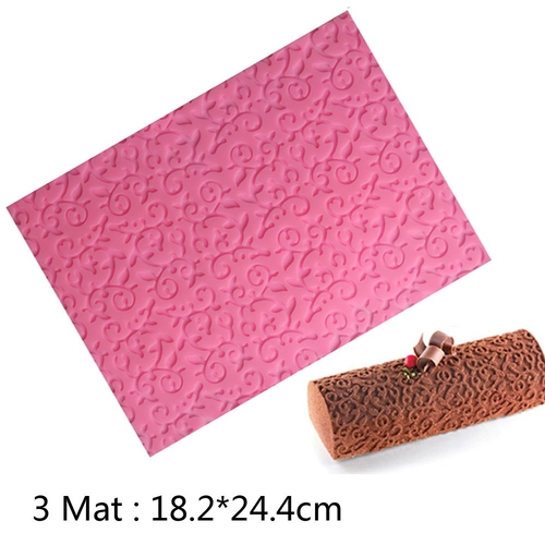 Silicone Texture Mat Cake Molds Baking Twinkie