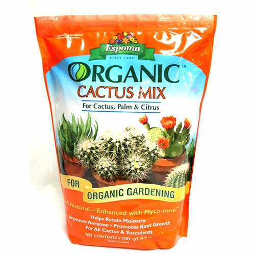 Espoma 027041 Organic Cactus Mix 4 Quart