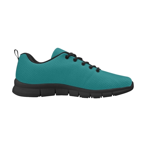 Womens Sneakers - Dark Teal Green Running Shoes