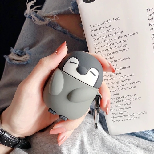 Cute Penguin AirPods Headphone Case 