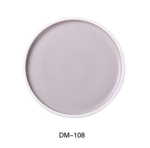 Yanco DM-108 Denmark 8" X 3/4" ROUND PLATE WITH UPRIGHT RIM