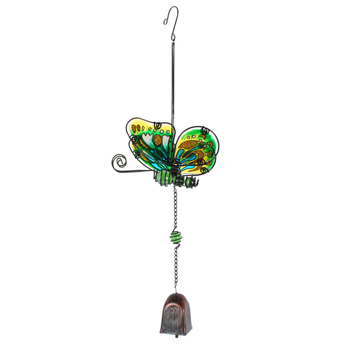 Green Butterfly Windchime