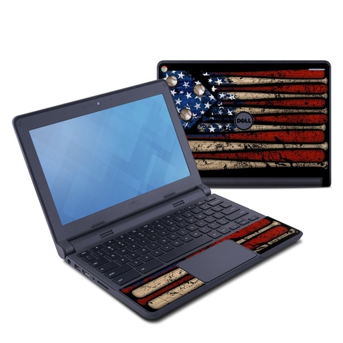 DecalGirl DC11-OLDGLORY Dell Chromebook 11 Skin - Old Glory
