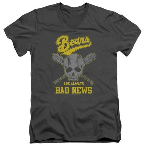 Trevco Bad News Bears-Always Bad News Short Sleeve Adult 30-1 V-Neck T