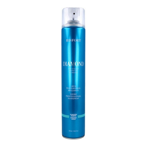 Strong Hold Hair Spray Diamond Risfort (750 ml)