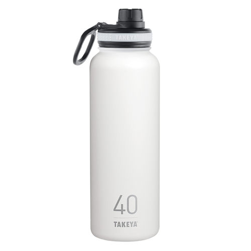 Takeya 6406839 40 oz ThermoFlask Snow Stainless Steel Double Wall Tumb