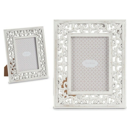 Photo frame White Wood 22 x 27 x 1 cm (22 x 1 x 26,5 cm)