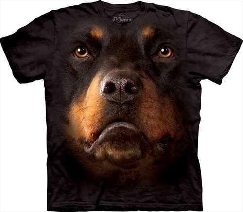 Mountain Corp 1032630 Rottweiler Face Small T-Shirt