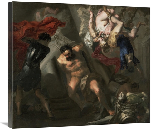 Global Gallery GCS-456174-30-142 30 in. The Death of Samson Art Print 