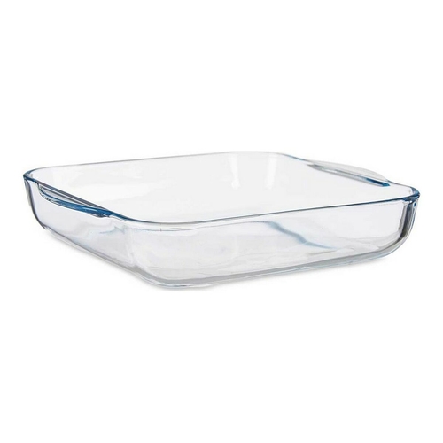 Oven Dish 27,7 x 6,5 x 31,2 cm Transparent Borosilicate Glass