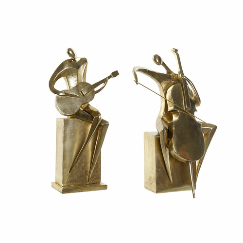 Decorative Figure DKD Home Decor 31 x 18 x 45 cm Golden Music (2