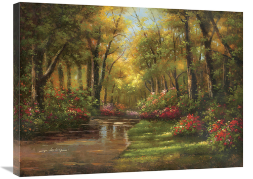 Global Gallery GCS-131290-2432-142 24 x 32 in. Enchanted Creek II Art 