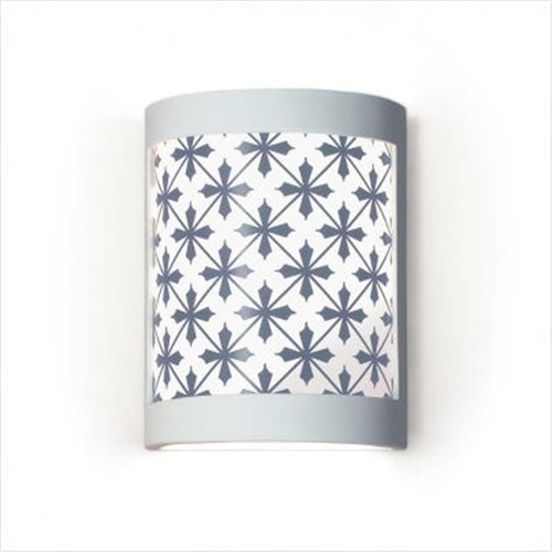 A19 F200F Somerset Wall Sconce - White Satin - Silhouette Collection