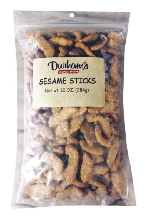 Durhams 7304240034 Snack Mix Sesame Sticks  10 oz - pack of 12