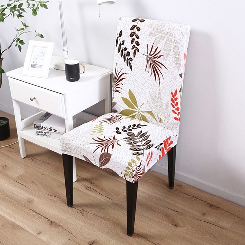 1/2pcs Print Dining Seat Cover Slipcover Chair