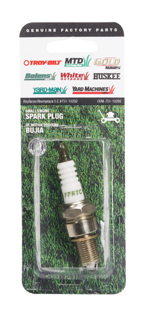 Mtd Products OEM-751-10292 Spark Plug Carded  White Mower