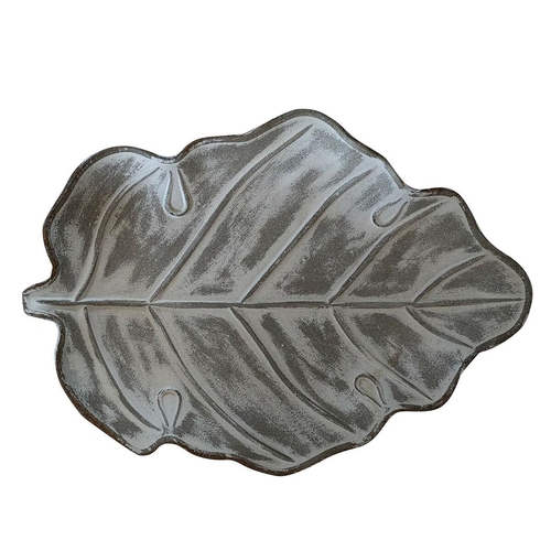 Centerpiece Versa Hoja B White 22 x 3,5 x 40 cm