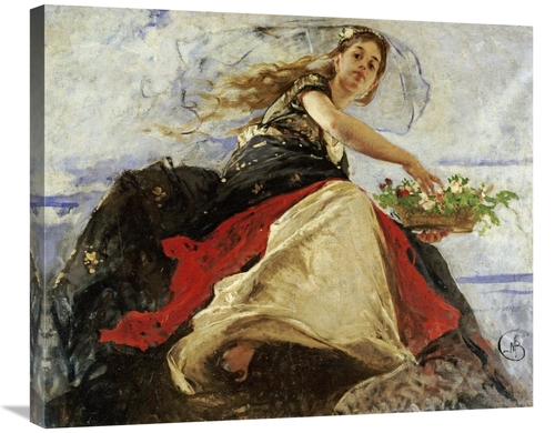 Global Gallery GCS-267704-30-142 30 in. Flora Art Print - Mose Bianchi