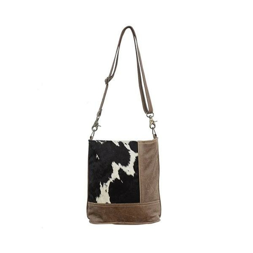 Moo Leather Cut Handbag