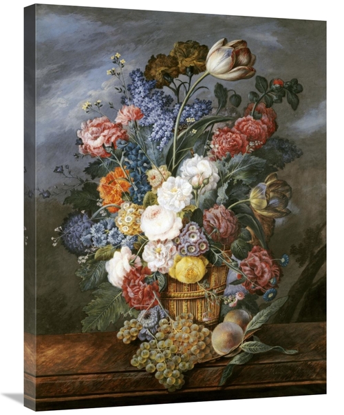 Global Gallery GCS-268645-30-142 30 in. A Still Life of Mixed Flowers 