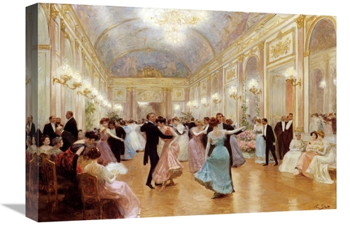 Global Gallery GCS-268013-22-142 22 in. The Ball Art Print - Victor Gi