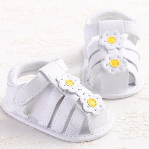 Girls Flower Decoration Sandals Soft bottom Baby