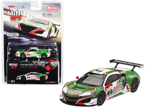 Honda NSX GT3 #30 \Castrol\" 24 Hours of Spa (2018) Limited Edition to