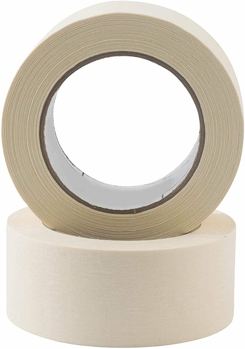 Masking Tape 3" x 60 yds. Smooth Semi Crepe Paper Tape for Labelling,