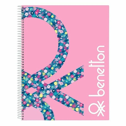 Notebook Benetton Blooming Pink A4