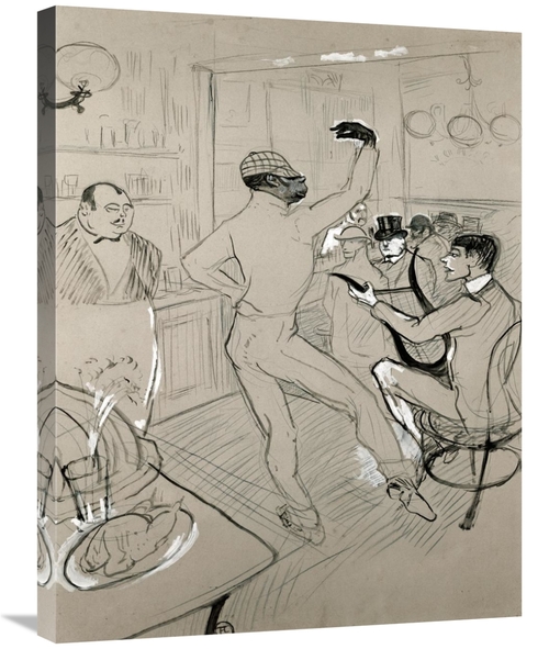 Global Gallery GCS-278178-30-142 30 in. Chocolat Dansant Art Print - H