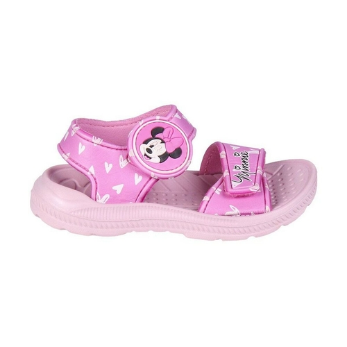 Beach Sandals Minnie Mouse Pink