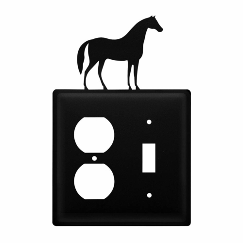 Wrought Iron Horse Outlet & Switch Cover