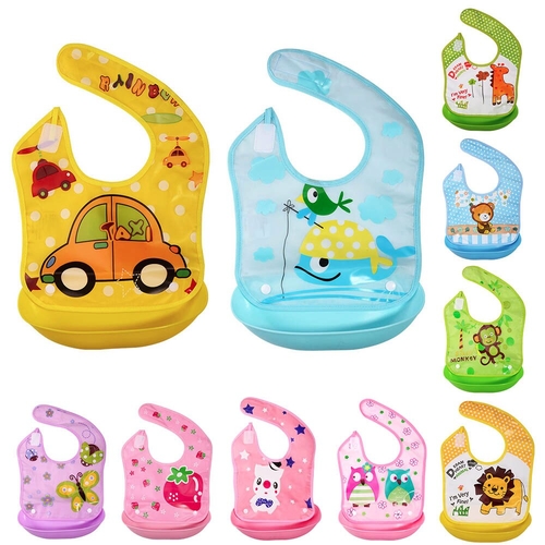 Cute Kid Infant Bibs Baby Soft Cartoon Bib